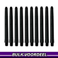10 sets Nylon Shafts Zwart