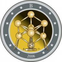 België 2 Euro 2006 Atomium Brussel