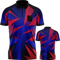 Arraz Shard Dart Shirt Black/Blue-Red