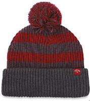 Callaway Pom Pom Beanie Grey/Red