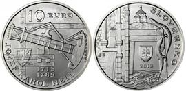 Slowakije 10 Euro 2013 Joseph Karol Hell