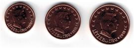 Luxemburg 1+2+5 Cent 2018