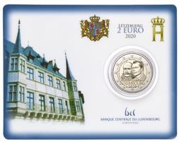 Luxemburg 2 Euro 2020 Prins Hendrik Coincard