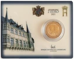 Luxemburg 2 Euro 2021 Groothertog Jean Coincard