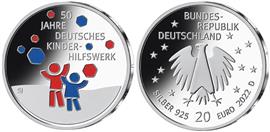 Duitsland 20 Euro 2022 Duitse Kinderfonds