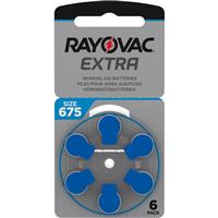 10x Rayovac Extra 675 Hoortoestelbatterijen