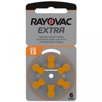 10x Rayovac Extra 13 Hoortoestelbatterijen
