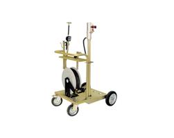 Vatenwagen mobiel 200 liter met haspel