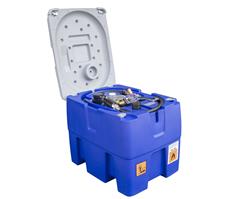 Dieseltank mobiel Tech tank 220 liter + 24V pomp
