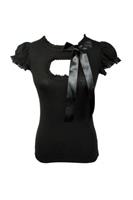 Katakomb, Molly Keyhole Top Black.