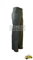 Miss Candyfloss, Saratoga High Waist Striped Pants in Black / Grey in Xlarge.