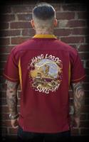 Rumble 59, Bowlingshirt Hang Loose, Surfs up in Large.