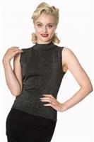 Banned, A Starry Night  High Neck Top.