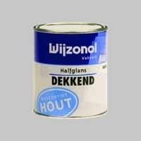 5 x Wijzonol Halfglans DEKKEND Mergelwit 9138 - 0,75 Liter