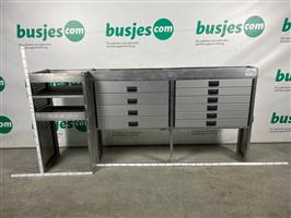 Aluca aluminium gebruikte bedrijfswagen inrichting (nr 1773)