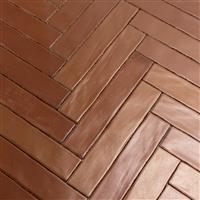 Handvorm visgraat tegels Metallic koper 5x25-0,75m²