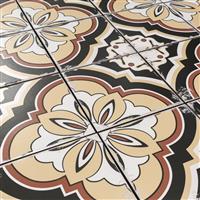 Keramische portugese vloertegels verouderd 20x20 beige bruin-0,52m²