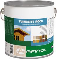 Afinol Tuinbeits Roco Transparant Dark Brown (donkerbruin) 2,5 liter