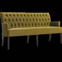 Eetkamerbank met leuning 155cm