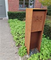 Cortenstaal brievenbus