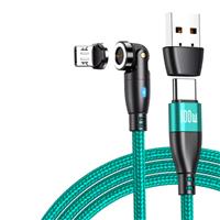 USB Type C naar Micro-USB Magnetische Oplaadkabel - 1,8 Meter - 100W USB-C Fast Charging Oplader Dat