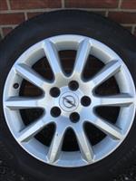 16Originele Opel Velgen en Banden Steek 5x110