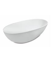Vrijstaand Bad Luca Sanitair Comfortstone 170x80 Cm Met afvoerset Mat Wit