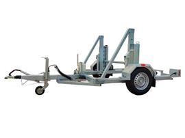 Haspelwagen 1800KG geremd enkelasser ALKO