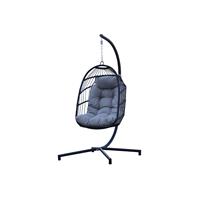 Boender Outdoor hangstoel staalblauw