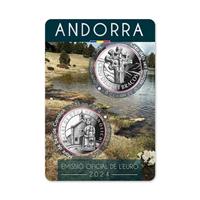 Andorra - 2x 1,25 euro 2024 in blister.