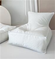 Bouclé Zitzak voor kinderen - Wit - Beanbag Wit
