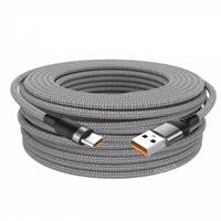Nylon USB-C naar USB kabel 8 meter