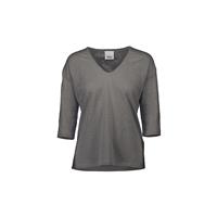 Allude linnen t-shirt v-neck Maat: S