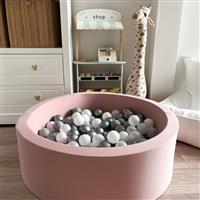 Ballenbad - Cotton- 90x30cm - Pink Excl ballen