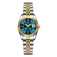 Luxury Elegant Watch for Women - 3ATM Waterproof Luminous Date Stainless Steel Quartz
