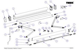 Thule Lead Rail 4200/4900 4.00 wit