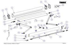 Thule Lead Rail 4200/4900 4.00 wit
