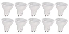 GU10 spot koelwit dimbaar - 10 stuks PAR16 bajonetsluiting | LED 6W ~ 510Lm = 42W halogeenlicht 120°