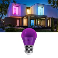 G45 kogellamp paars | E27 LED lamp 4W=30W gloeilamp | 230V