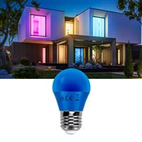 G45 kogellamp blauw | E27 LED lamp 4W=30W gloeilamp | 230V