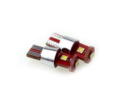 T10 autolamp W5W 2 stuks | 3-SMD daglichtwit 6000K 15W-220 Lumen | CAN-BUS 12V DC