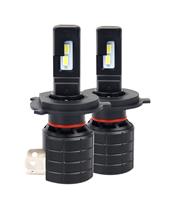 H4 koplamp set | 2x  4-SMD LED daglichtwit 6000K - 5000 Lm/stuk | CAN-BUS 12V - 24V DC