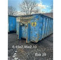 25m3 containers gebruikte