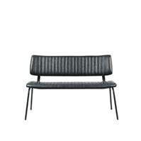 Eetkamerbank Gusto 120x63x81 cm Zwart PU
