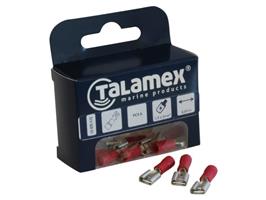 Kabeloog / Kabelschoen Plat Vrouwtje 6,3 x 7,8 in Blister (Div Kleuren)