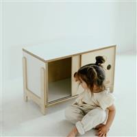 Modulaire Montessori kast met deuren Kast met duren