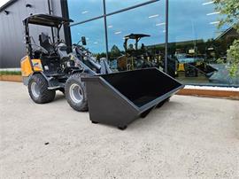 Containerbak 1200 ltr. aan shovel | zand puin afval