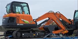 NIEUWE Develon Doosan DX60E-10 Midi Graafmachine NIEUW DX60 DX 60