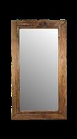 Wandspiegel Rustiek Drijfhout Teak 200x3x100 cm
