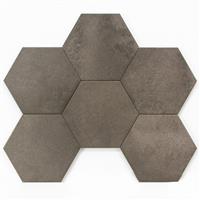 PALLET DEAL Keramische hexagon tegels Vintage Antracita-0,46m²